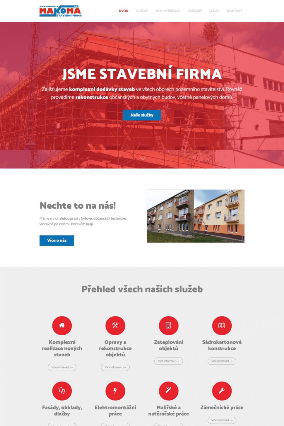 Stavební firma MAKOMA s.r.o. | Duchcov